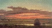 Martin Johnson Heade Sunset above the swamp Germany oil painting artist